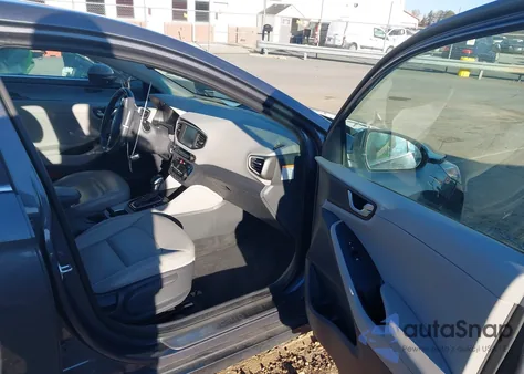 2018 Hyundai Ioniq Hybrid Limited from USA, damaged, VIN KMHC85LC8JU072773